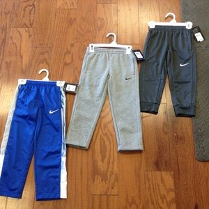 3 Pairs of boys 4t Nike Pants (BNWT)